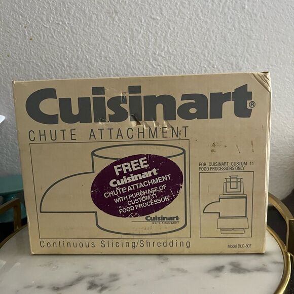 Cuisinart Little Pro Work Bowl W/ Chute Attachment Part DLC-807 Replacement - Picture 3 of 7